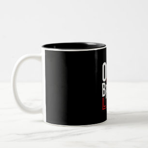 Teacher Art Only The Brave Teach Two-Tone Coffee Mug