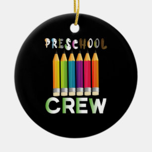 Teacher Art Preschool Crew Teacher Ceramic Tree Decoration
