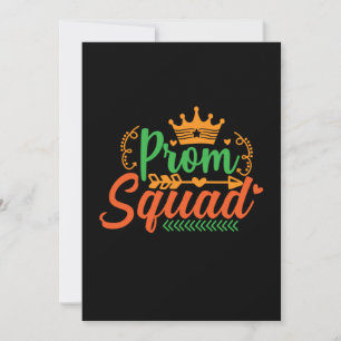 Teacher Art Prom Squad Holiday Card