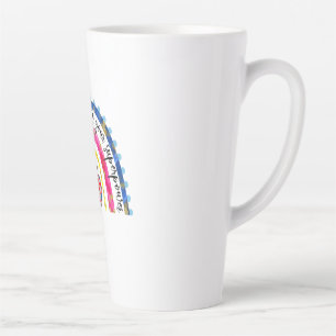 Teacher Art Proud I Am A Teacher Latte Mug