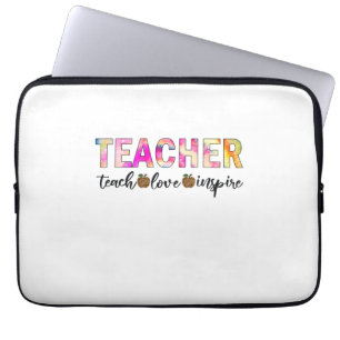Teacher Art Teach Love Inspire Laptop Sleeve