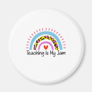 Teacher Art Teaching Is My Jam Magnet
