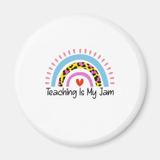 Teacher Art Teaching Is My Jam Magnet