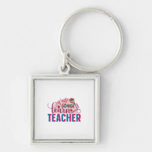 Teacher Art Yall Gonna Learn Teacher Key Ring