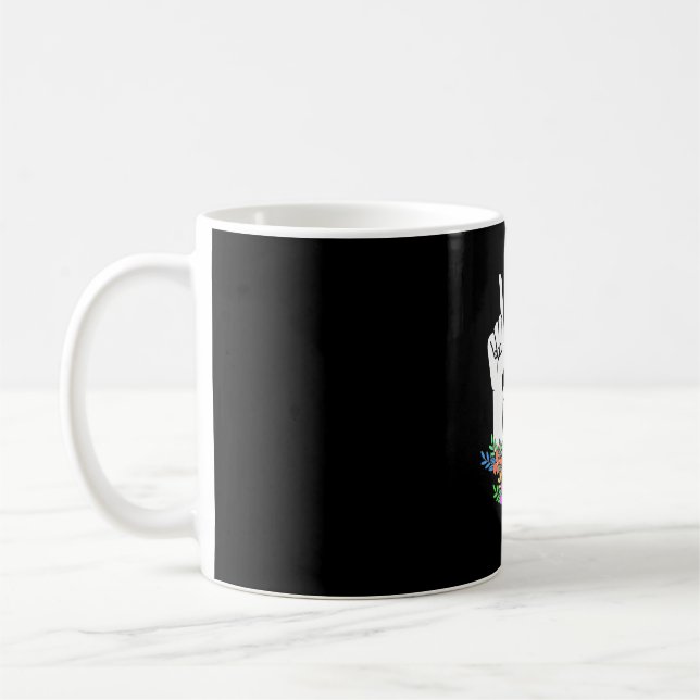 Teacher ASL Hand Sign Coffee Mug (Left)
