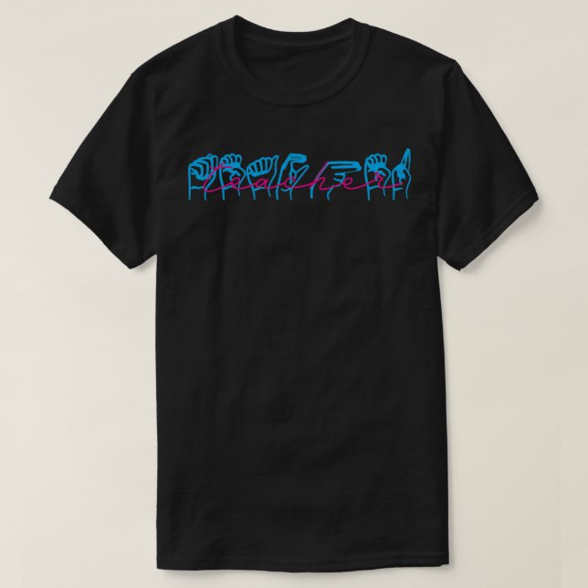 Teacher ASL T-Shirt (Design Front)