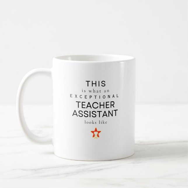 Teacher Assistant Coffee Mug (Left)