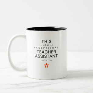 Teacher Assistant Two-Tone Coffee Mug