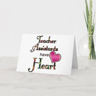 Teacher Assistants Have Heart Holiday Card