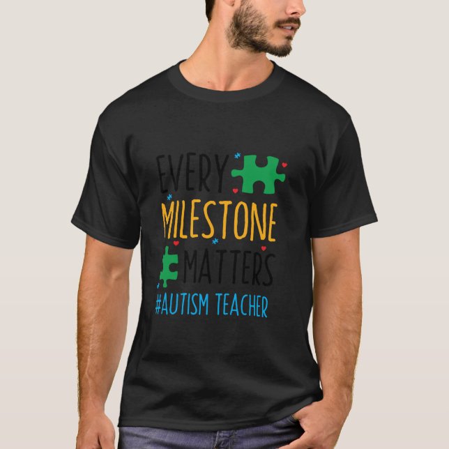 Teacher Autism Awareness Outfit for Autism Teacher T-Shirt (Front)