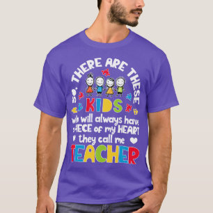 Teacher Autism for Men Women Boys Girls Kids Teach T-Shirt