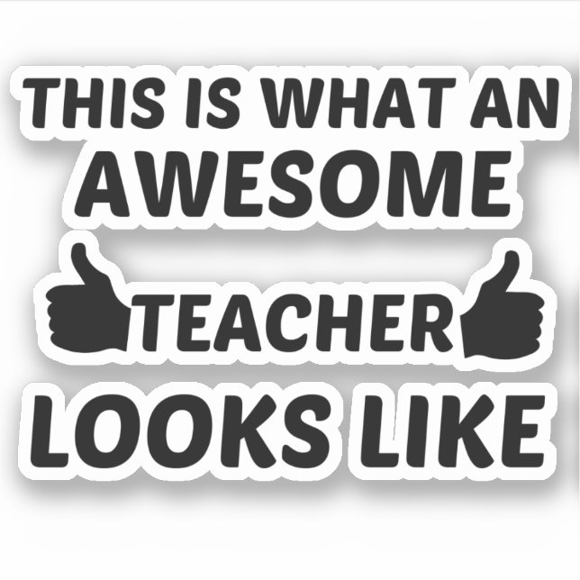 TEACHER AWESOME (Front)