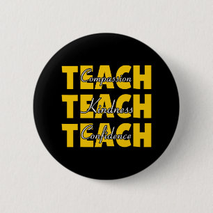 Teacher Back To School 100 Days Of School For Wome 6 Cm Round Badge