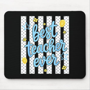 Teacher back to school happy first day of school mouse mat