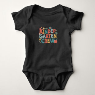 Teacher Back to School Kindergarten Crew Baby Bodysuit