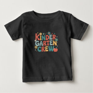 Teacher  Back to School Kindergarten Crew Baby T-Shirt
