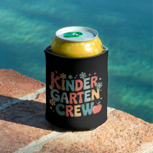 Teacher Back to School Kindergarten Crew Can Cooler