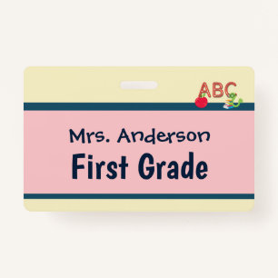 Teacher Badge for Two Classrooms ID Badge