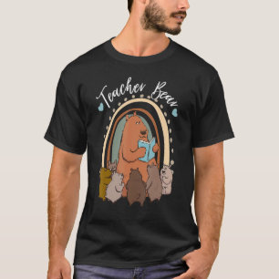 Teacher Bear Reading Teacher Appreciation T-Shirt