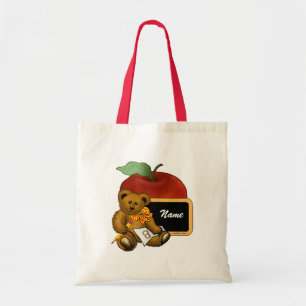 Teacher Bear Tote Bag
