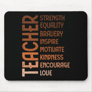 Teacher Black History Month Juneteenth Black Women Mouse Mat