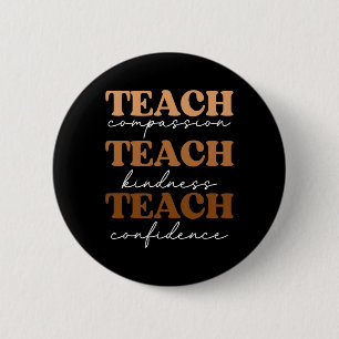 Teacher Black History Month Melanin Women Men 6 Cm Round Badge