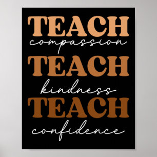 Teacher Black History Month Melanin Women Men Poster