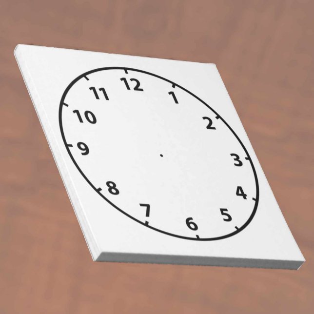 Teacher Blank Clock Face Teaching Aid Notepad (Creator Uploaded)