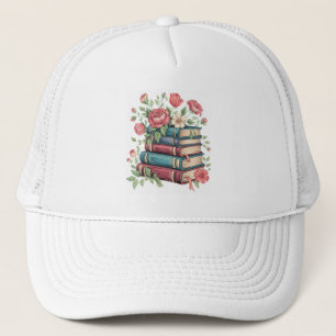 Teacher Book Lover Back to School Wildflowers Trucker Hat