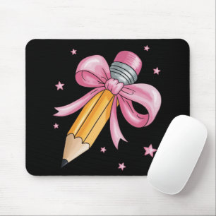 Teacher Bow Pencil Teaching Life Appreciation Gift Mouse Mat