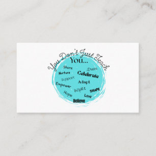 Teacher Business Card