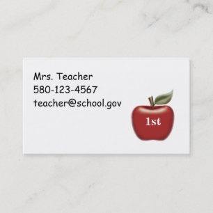 Teacher Business Card