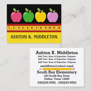 Teacher Business Card