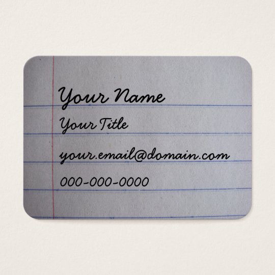 Teacher Business Cards