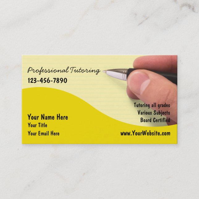 Teacher Business Cards (Front)