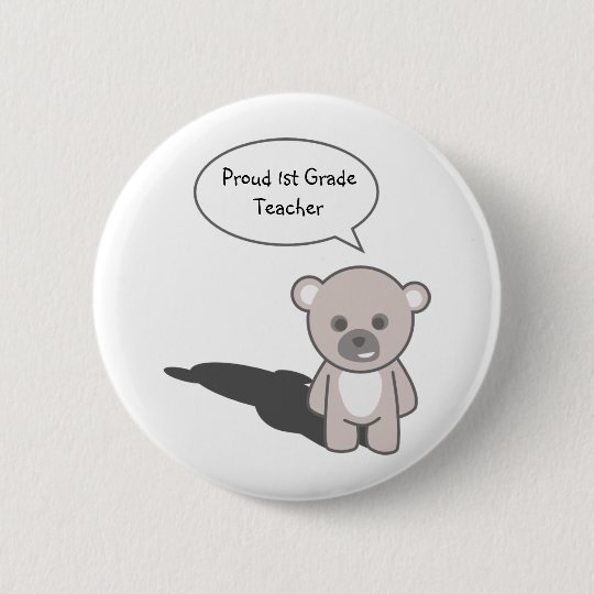 Teacher_Button1(Personalise) 6 Cm Round Badge