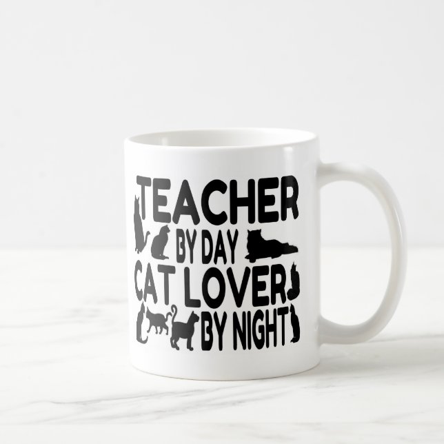 Teacher Cat Lover Coffee Mug (Right)