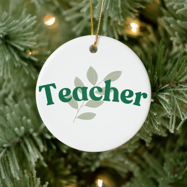 Teacher Ceramic Tree Decoration (Tree)