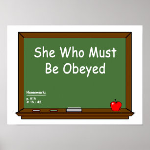 Teacher Chalkboard  Poster