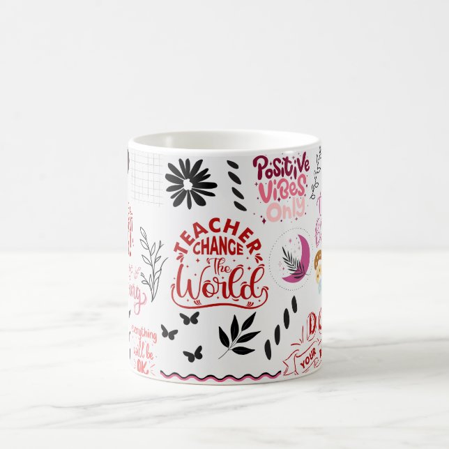 teacher change the world coffee mug (Center)