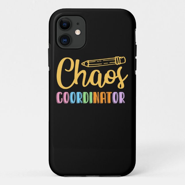 Teacher Chaos Coordinator Case-Mate iPhone Case (Back)