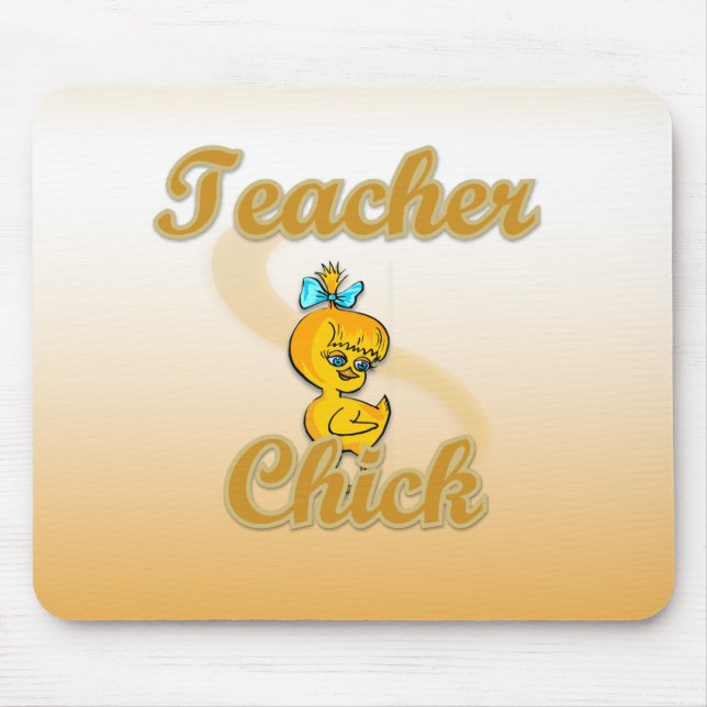 Teacher Chick Mouse Mat (Front)