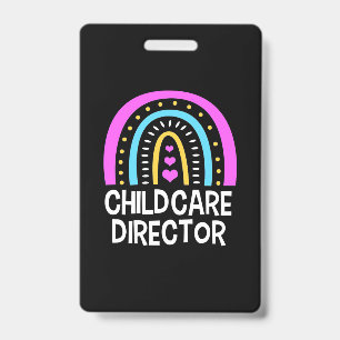 Teacher Childcare Director ID Badge