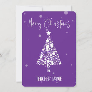 TEACHER CHRISTMAS GREETING CARD
