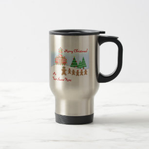 Teacher Christmas Mug - Gingerbread Scene