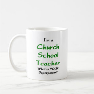 teacher church school coffee mug