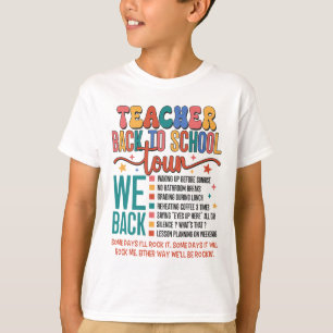 Teacher Ck To School Tour Bruh We Ck 1st Day Of Sc T-Shirt