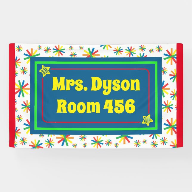 Teacher Classroom Banner (Horizontal)