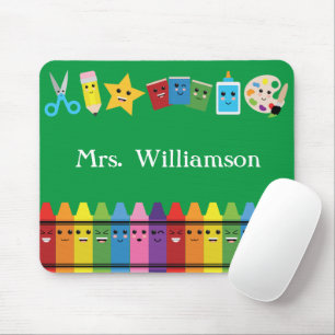 Teacher Classroom Kawaii Mouse Mat