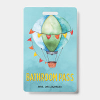 Teacher Classroom School Bathroom Pass